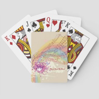 Music From The Heart Playing Cards