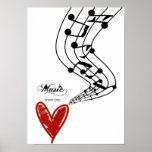 Music From The Heart Print at Zazzle