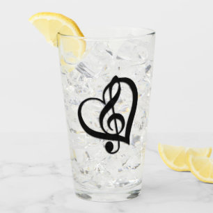 Music G Heart Glass