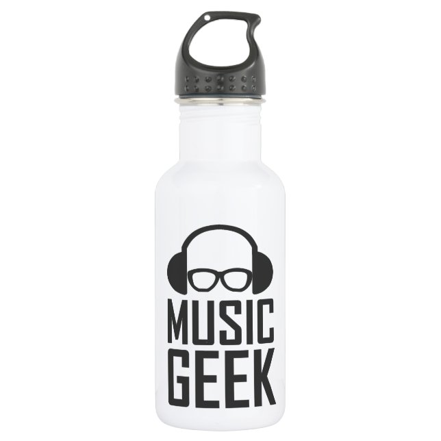 Music Geek Water Bottle (Front)
