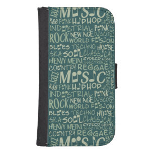 Music Genres Word Collage cases