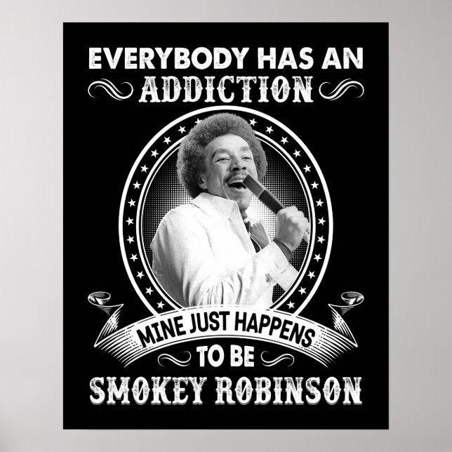 Music Gift Mine Just Happens To Be Smokey Robinson Poster (Front)
