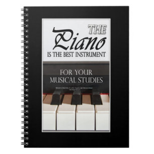 Music Gifts - Piano Students Notebook