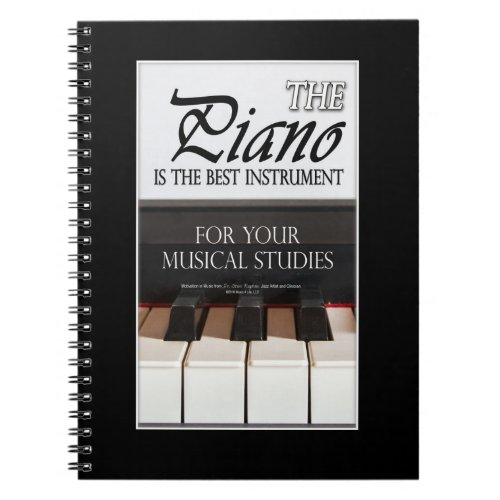 Music Gifts _ Piano Students Notebook