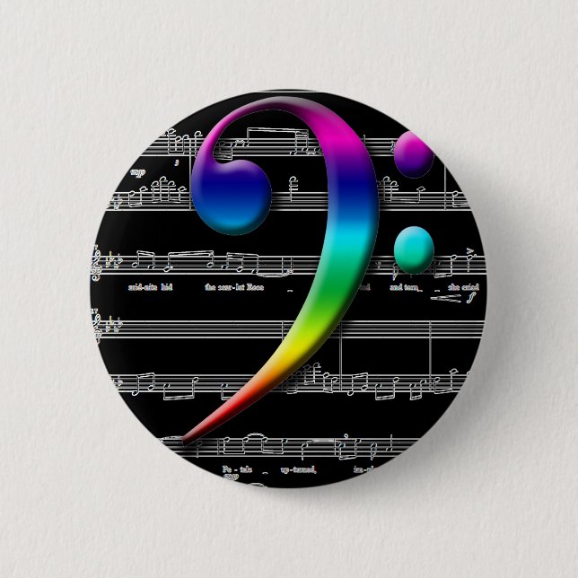Music Gifts Pinback Button (Front)