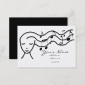 music girl business card (Front/Back)