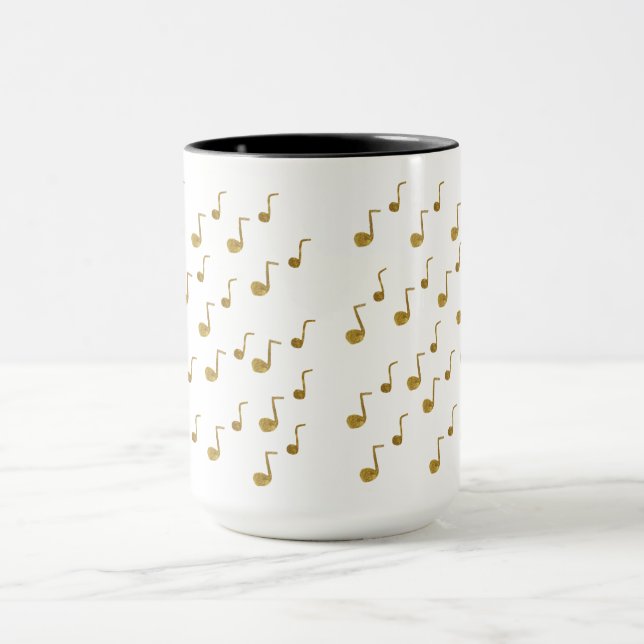 Music, Golden Notes Mug (Center)