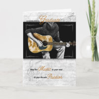 Music Graduate Congratulations Guitarist