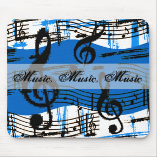 Music Graffiti Mouse Pad