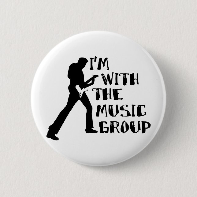 Music Group Pinback Button (Front)