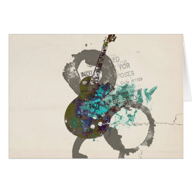 Music Grunge Collage (Front Horizontal)