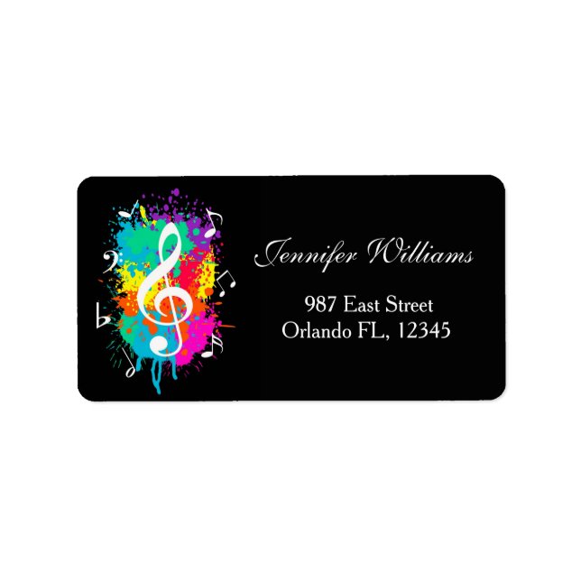 Music grunge label (Front)