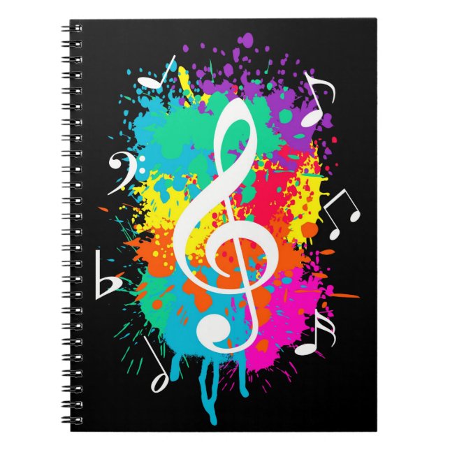 Music grunge notebook (Front)