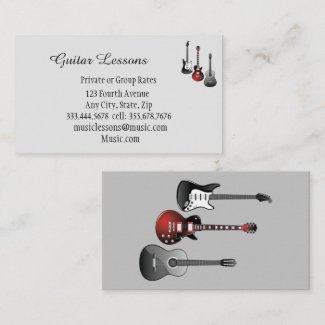 Music Guitar Lessons Teacher Instructor Tutor