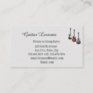 Music Guitar Lessons Teacher Instructor Tutor