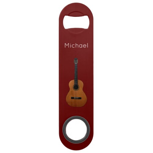 Music Guitar Red  Bar Key