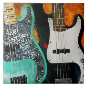 Music - Guitar - Rock on dude Ceramic Tile