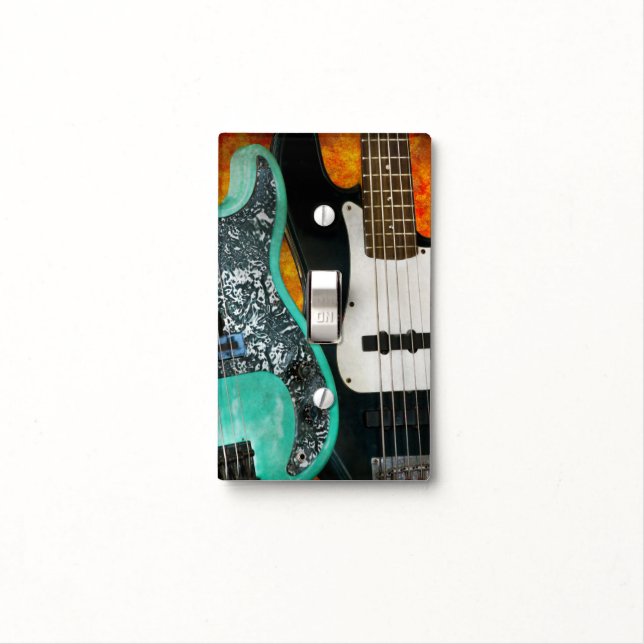 Music - Guitar - Rock on dude Light Switch Cover (In Situ)