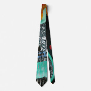 Music - Guitar - Rock on dude Neck Tie