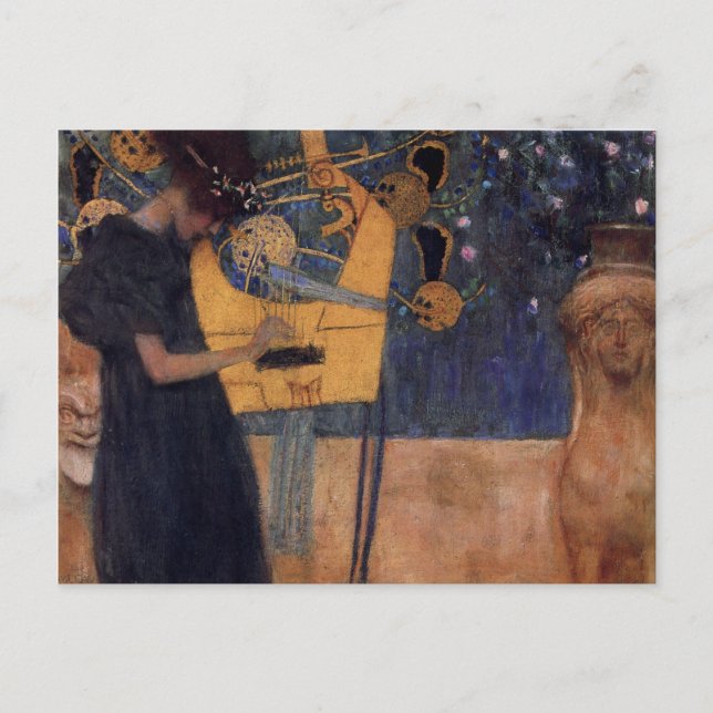 Music - Gustav Klimt Postcard (Front)