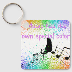 Music has its own special color keychain