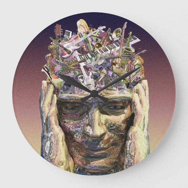 Music Head clock (Front)