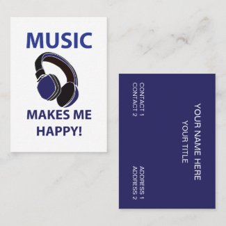 Music Headphone Music Makes Me Happy Music