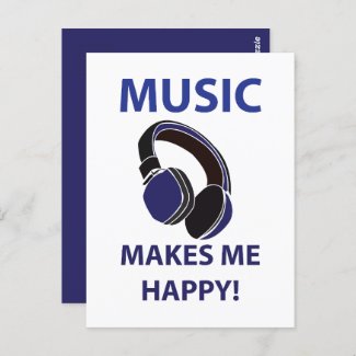 Music Headphone Music Makes Me Happy Music