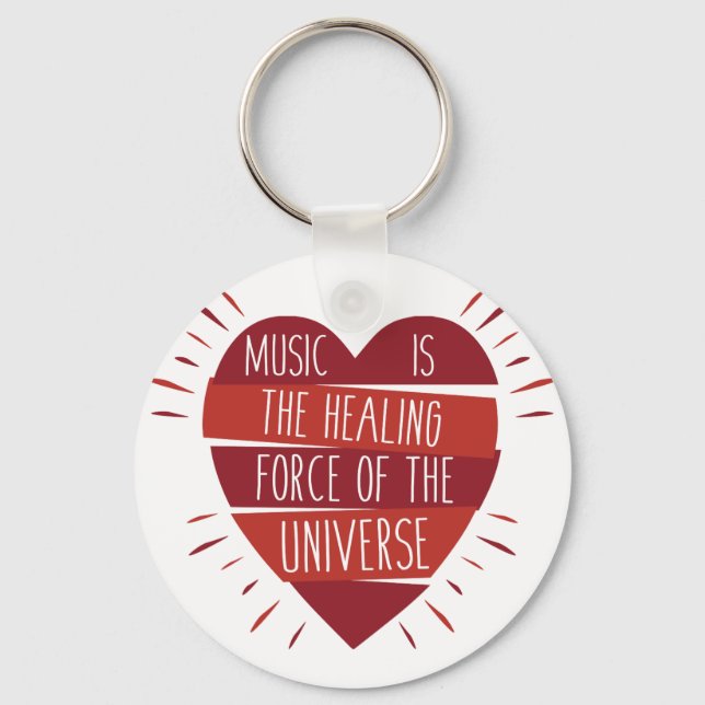 Music Healing Keychain (Front)