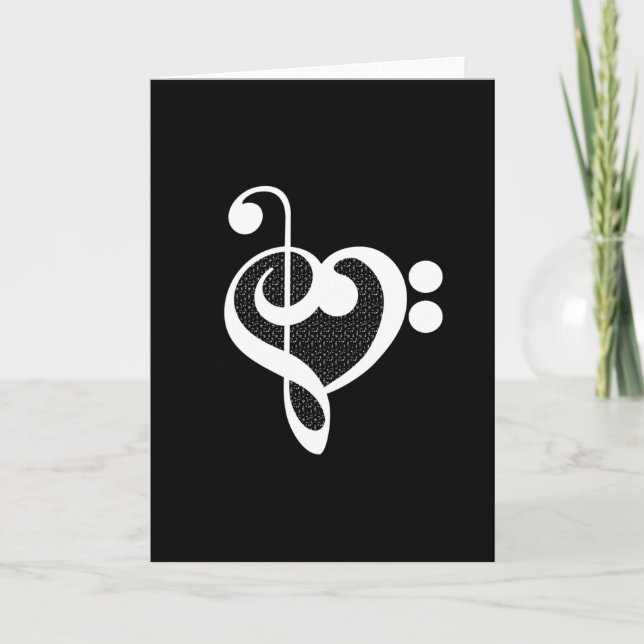 Music Heart - I Love Music Card (Front)