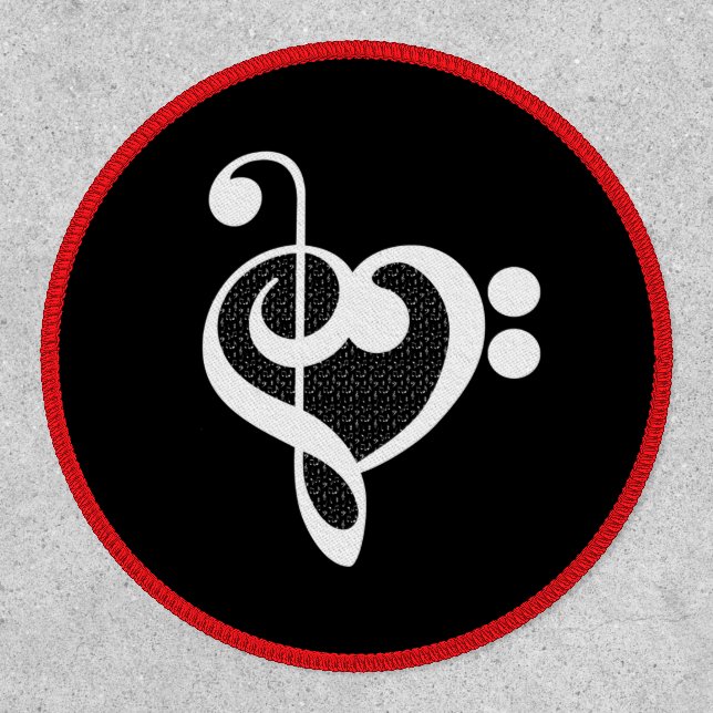 Music Heart - I Love Music Patch (Front)