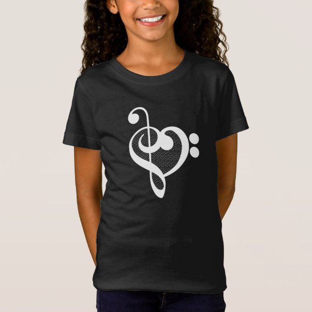 Music Heart - I Love Music T-Shirt (Front)
