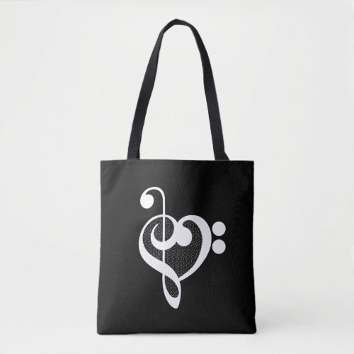 Music Heart _ I Love Music Tote Bag