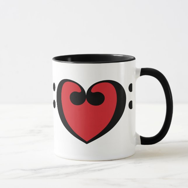 Music Heart Mug (Right)