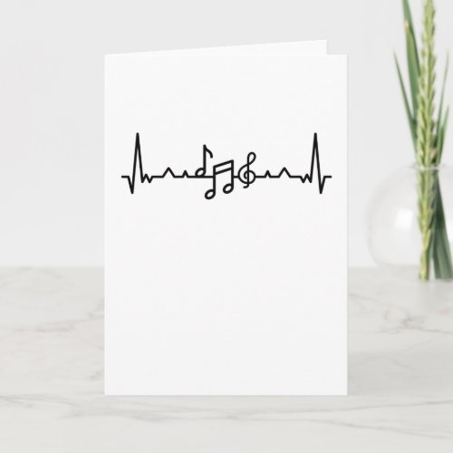 Music Heartbeat band and notes Gifts