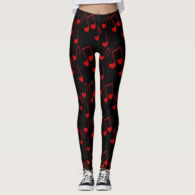Music Hearts Leggings (Front)