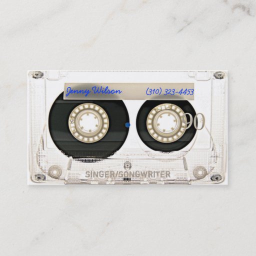 Customizable Music ii business card template