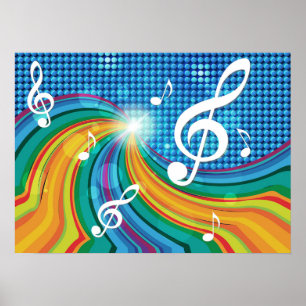 Music Illustration poster