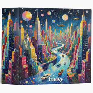 Music in a Future World 3 Ring Binder