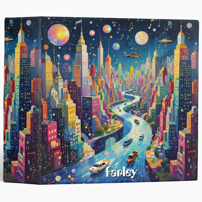 Music in a Future World 3 Ring Binder (Front/Spine)