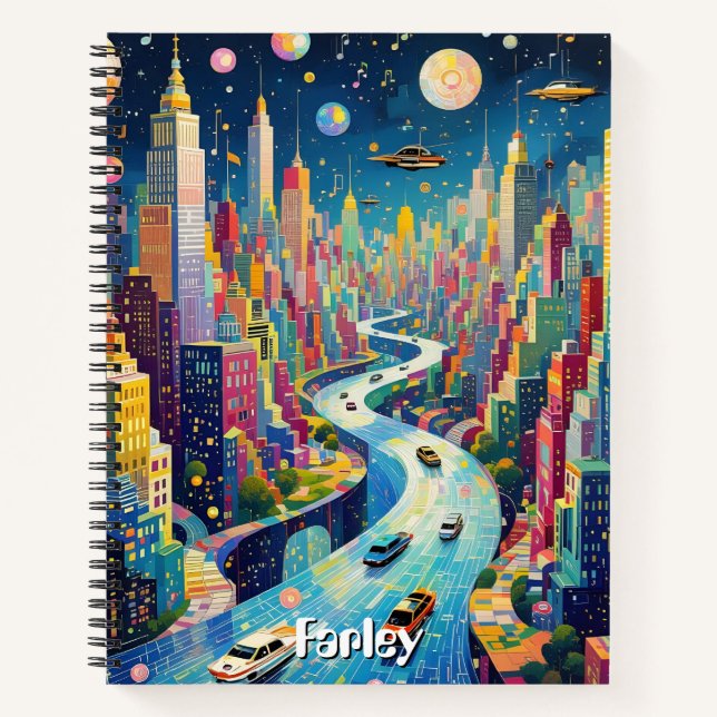 Music in a Future World Notebook (Front)