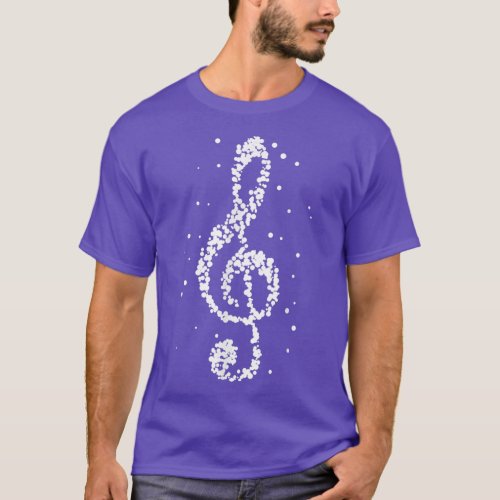 Music in black and white Musician Music teachers T T_Shirt