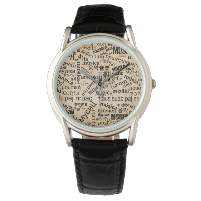 Music in Different Languages Watch (Front)
