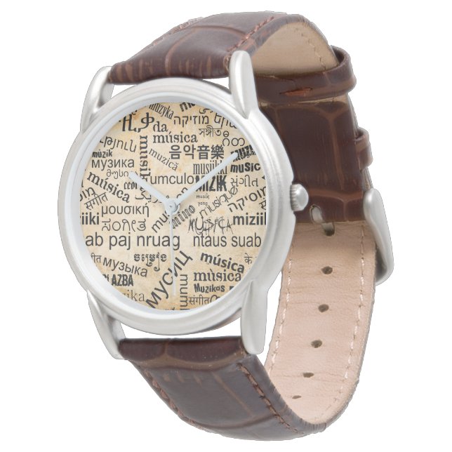 Music in Different Languages Watch (Angled)