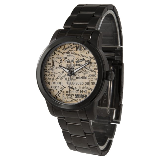 Music in Different Languages Watch (Angled)