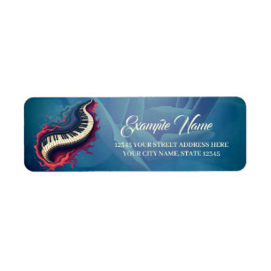 Music in motion, the curved piano label