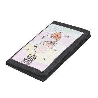 "Music in my head" Postcard Trifold Wallet