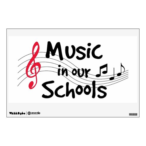 Music in Our Schools Wall Sticker