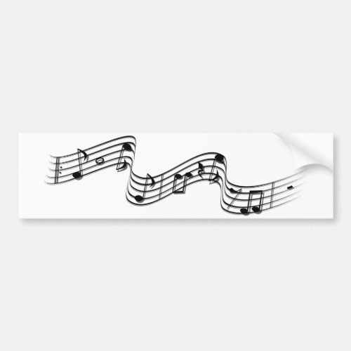 music in the air bumper sticker