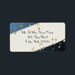 Music in the Air Label<br><div class="desc">Music in the Air address label to match invitations.</div>